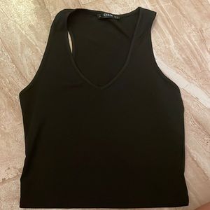 Black Halter Top